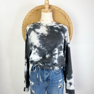 Oli Viv Tie Dye Long Sleeve Sweater Top